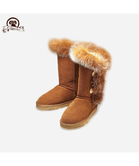 K.Signature Grace Short Women&#39;s  Australian Sheepskin Winter Fur Boots - $1,690.71 MXN