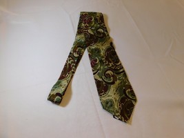 Cellini Collection Made in USA Silk Tie Neck neckwear print Multi colore... - £12.14 GBP