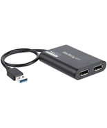 Startech USB32DP24K60 USB TO DUAL DISPLAYPORT ADAPTER DUAL 4K EXTERNAL C... - $3,801.42 MXN
