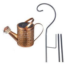 Solar Watering Can Light Garden Outdoor Waterproof Kettle Yard Art Lamp ... - £23.17 GBP