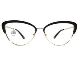 Nine West Eyeglasses Frames NW128S 001 Black Gold Cat Eye Full Rim 56-15... - $46.39