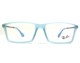 Ray-Ban Eyeglasses Frames RB7021M MATTHEW 5370 Matte Clear Blue Gray 55-14-145 - £25.98 GBP