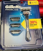 New Gillette ProGlide Men&#39;s Razor, Handle &amp; 4 Blade Refills (B2) - $20.57