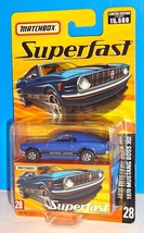 Matchbox 2005 SuperFast Limited Edition #28 1970 Mustang Boss 302 Blue 1/15,500 - £9.67 GBP