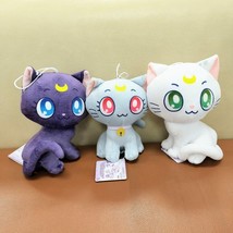 Sailor Moon Eternal Sanrio Characters Luna Artemis Diana Plush Doll Set of 3 - £51.33 GBP