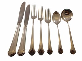 Chippendale by Towle Sterling Silver Flatware Service For 8 Dinner Set 65 Pieces - £3,634.03 GBP