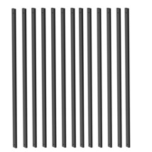 51 Straight 32 1/4&quot; Deck Balusters Black Metal Deck Spindle &amp; Stair Rail... - £44.01 GBP