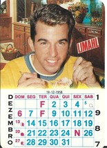 ⭕VTG card pocket calendar 1987 LIMAHL Portugal group music singer - $4.46