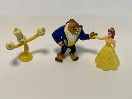 Collection of 3 Disney&#39;s Beauty and the Beast PVC Toy Characters - £7.13 GBP