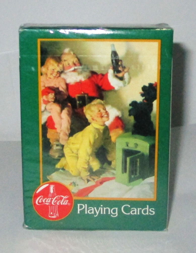 Coca Cola Santa Claus Playing Cards Mint in Factory Wrap 1996 - $5.95