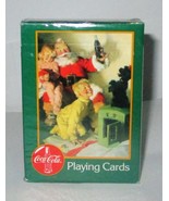 Coca Cola Santa Claus Playing Cards Mint in Factory Wrap 1996 - $5.95