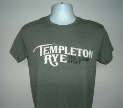 Templeton Rye The Good Stuff T Shirt Mens Small green 50/50 - $21.73