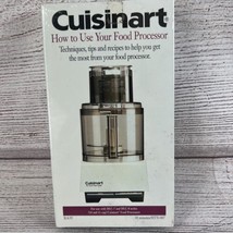 Cuisinart How To Use Your Food Processor (VHS 1998) For DLC-7 DLC-8 - £3.87 GBP
