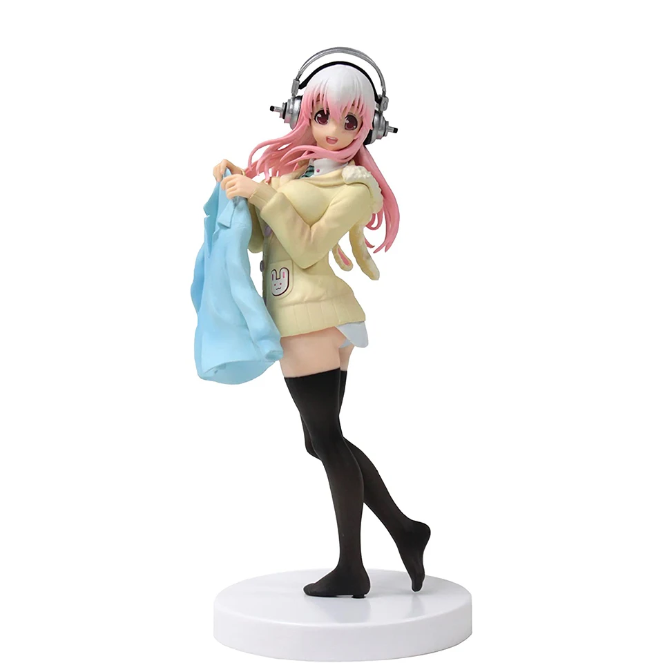 L genuine 20cm super sonico anime action figure collection toys for kids birthday gifts thumb200