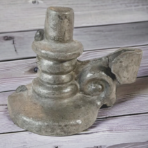 Vtg Pewter Candlestick Ice cream Candy Chocolate Mold Kitchen Tool #932 E&amp; Co NY - £15.04 GBP