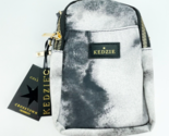 Kedzie Crosstown Crossbody Shoulder Sling Zip Bag Gray Tie Dye Removable... - £20.77 GBP