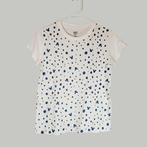 Disney Shirt Womens Medium White Short Sleeve Mickey Mouse Pit to Pit: 17.5 - £11.96 GBP