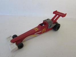 Vintage Diecast Mattel Hot Wheels 1993 Mcdonald's Dragster Red H2B - $3.62
