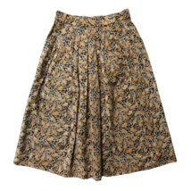 NWT J.Crew x Drake&#39;s A-line in Navy Giraffe Print Pull-on Skirt 0 - £41.56 GBP