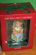American Greetings Baby Boy&#39;s First Christmas 2002 Ornament AXOR-002H - $17.81