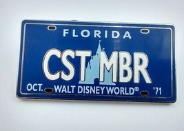 WDW Disney Cast Member Exclusive License Plate Pin, CST MEMBR Florida Pi... - £21.25 GBP