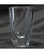 Vintage Strombergshyttan Swedish Glass Vase  Signed &amp; Numbered 5 1/2&quot; Tall - £46.26 GBP