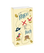 Ahoy Pirate Arrgh! Party Favor Paper Treat Bags Birthday Supplies Plasti... - $72.70 MXN