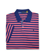 Polo Ralph Lauren M Red Stripe Classic Fit Interlock Polo Shirt, 2XL XXL... - $78.71