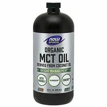 NOW Sports Nutrition, Organic MCT (Medium-chain triglycerides) Oil (in P... - £33.65 GBP
