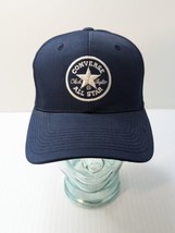 Vintage Converse Headwear All Star Chuck Taylor Baseball Hat Cap Navy Blue  - £22.69 GBP