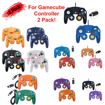 2 Pack Wired NGC Controller Gamepad for Nintendo Gamecube GC &amp; Wii U Console USA - £19.43 GBP