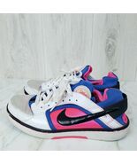Nike 2009 Huarache Size 8 White/Black/Varsity Royal Dance Low Shoes 3854... - $19.79
