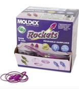Moldex Rockets Reusable Earplugs 50 Pairs  (Corded In Bag)  6404 - £72.11 GBP
