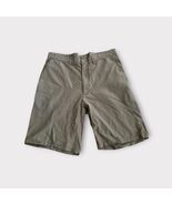 Patagonia Men's Vintage Y2K Khaki Shorts Classic Flat Front Hiking Style - $27.72