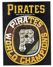 1980 Houston Astros @ Pittsburgh Pirates Unscored Scorebook Willie Stargell - $19.79