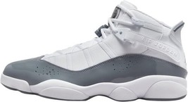 Jordan Mens 6 Rings Basketball Shoes Color White/Cool Gray/White Size 11.5 - £131.89 GBP