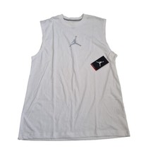  Nile Air Jordan Shirt Men White Basketball Jumpman 452310 100 Athletic Size L - £23.98 GBP