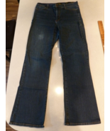 NYDJ Flare Leg Tummy Tuck Jeans 12 Women’s Medium Wash Premium Denim Str... - $25.56 CAD