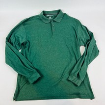 Architect Polo Mens size XL Green Long Sleeve - £7.66 GBP