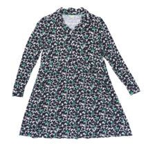 Boden Jersey Shirt Dress Womens 10R 10 Alma Babydoll Modal Dark Floral Pocket - £29.18 GBP