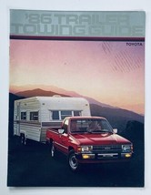 1986 Toyota Trailer Towing Dealer Showroom Sales Brochure Guide Catalog - $14.20