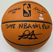 DEANDRE AYTON Autographed 2018 NBA #1 Pick Authentic Basketball GDL LE 2... - £780.63 GBP