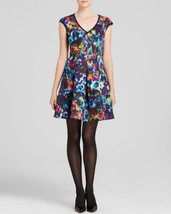 Nwt Nanette Lepore Painterly Print Dress 6 - £114.48 GBP