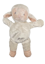 Russ LuLu Lamb Beanie Velvet Stuffed Plush Vintage Cream Ivory White Bea... - $72.26