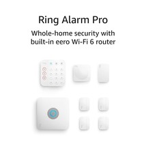 Ring Alarm Pro, 8-Piece, With Integrated Eero Wi-Fi 6 Router, Clock Monitoring. - £311.70 GBP