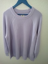 Women&#39;s Lilac Shaker Sweater Size 3X - £15.98 GBP