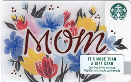 Starbucks 2018 Mom Collectible Gift Card New No Value - £2.38 GBP