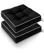 Outdoor Chair Cushions Set Of 2, Patio Cushions For Outdoor Furniture,, ... - $89.10 CAD