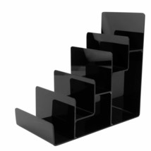 5 Tier Clear Acrylic Wallet Display Stand Black - $88.10