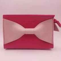 Elizabeth Arden Pink Makeup Bow Bag 6.5in L x 4.5in H x 1.5in W - $9.89